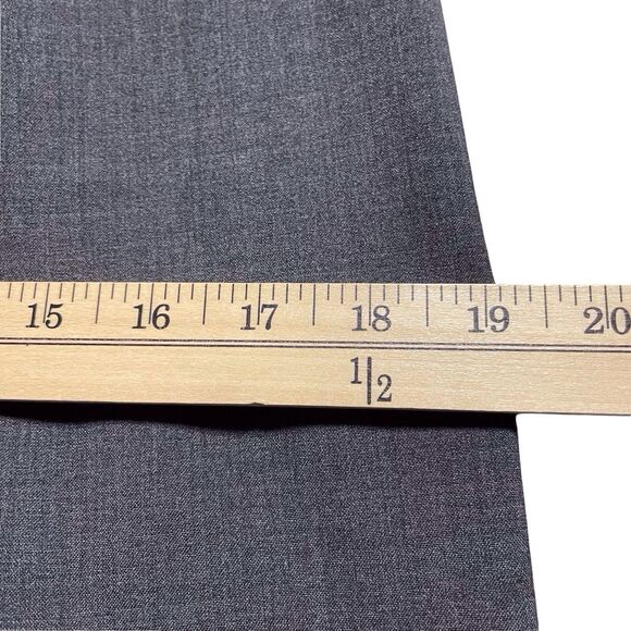 Theory Betty 2B Edition Sheath Dress Size 8 Wool Blend Gray Sleeveless EUC - Picture 13 of 15